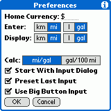 Screenshot of preferences dialog