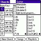 Chord List Screen